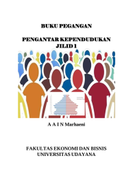 Image of Buku pegangan pengantar kependudukan jilid 1