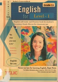 Image of English for level - 1 (grade 11)