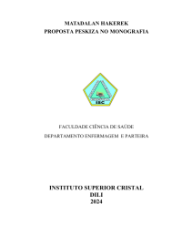 Image of Matadalan hakerek proposta peskiza no monografia